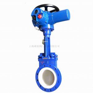 電動刀閘閥DMZ973X-10Q   DN200泥漿、空氣、渣