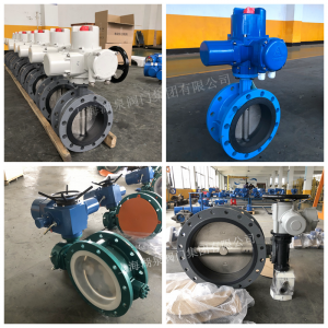 D943H-10C，DN350，PN10手電兩用法蘭電動蝶閥